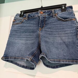 NATURAL REFLECTIONS Denim Blue Women's Shorts-Size 4